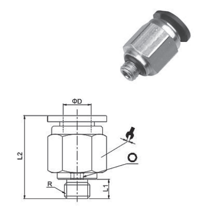 Mini Quick Push-In Fittings QM CG